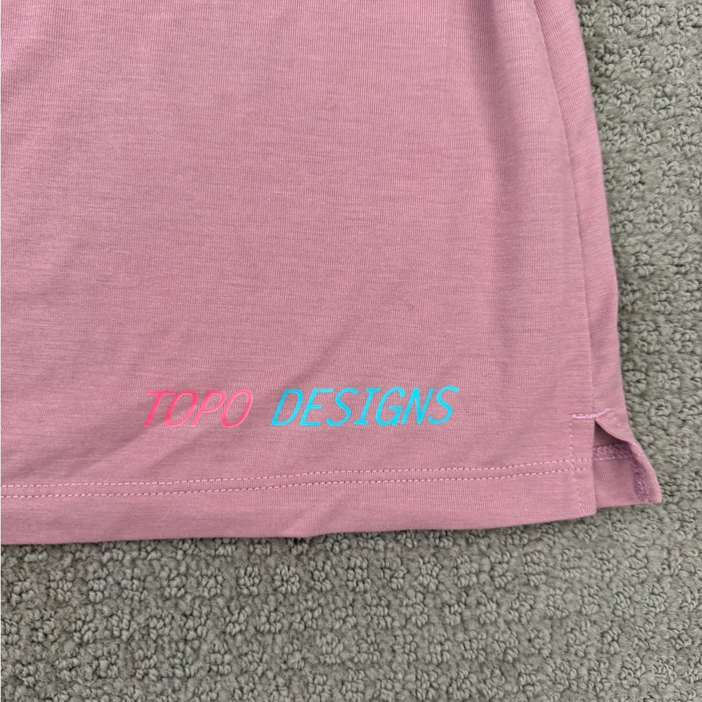 Topo Designs dusty pink tank (size medium) - Picture 5 of 5